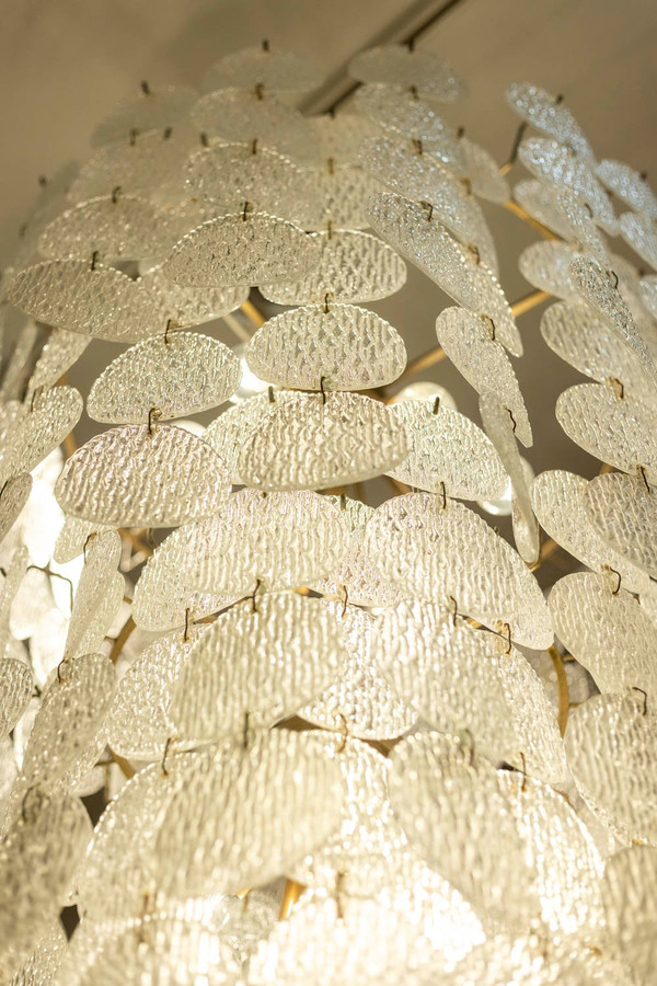 Large Murano glass chandelier, 1970s
