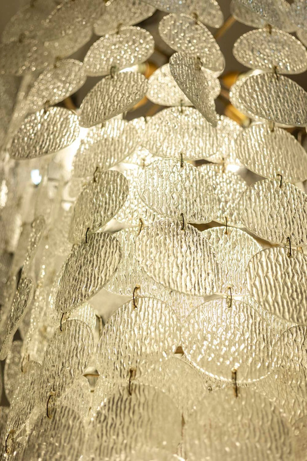 Large Murano glass chandelier, 1970s