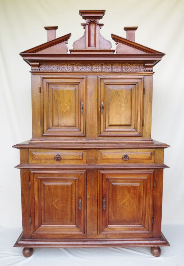 Seventeenth-century walnut sideboard.  