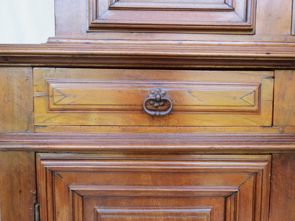 Seventeenth-century walnut sideboard.  