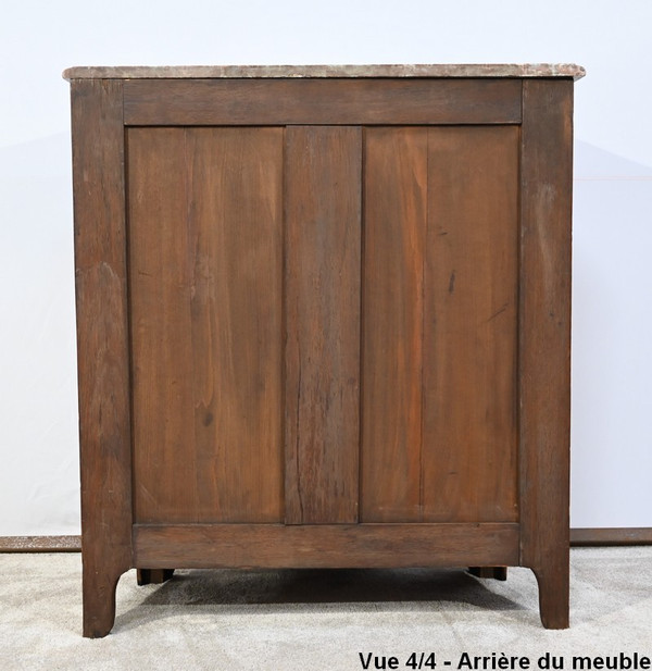 Petite Commode Tombeaux d’entre-deux en Bois de Violette et de Bois de Rose, style Louis XIV – 2ème moitié du XIXe