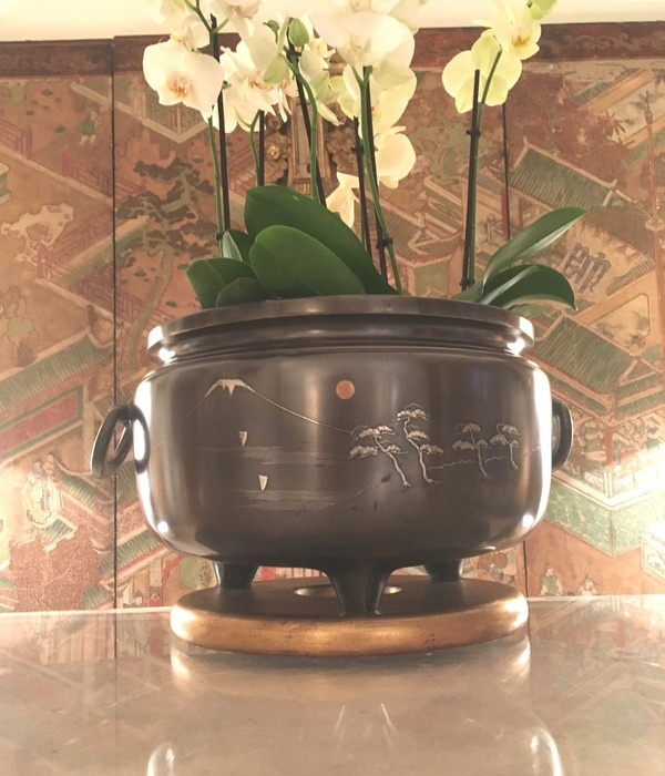 Brûle Parfum Japonais, En Bronze - Japon Epoque Edo
