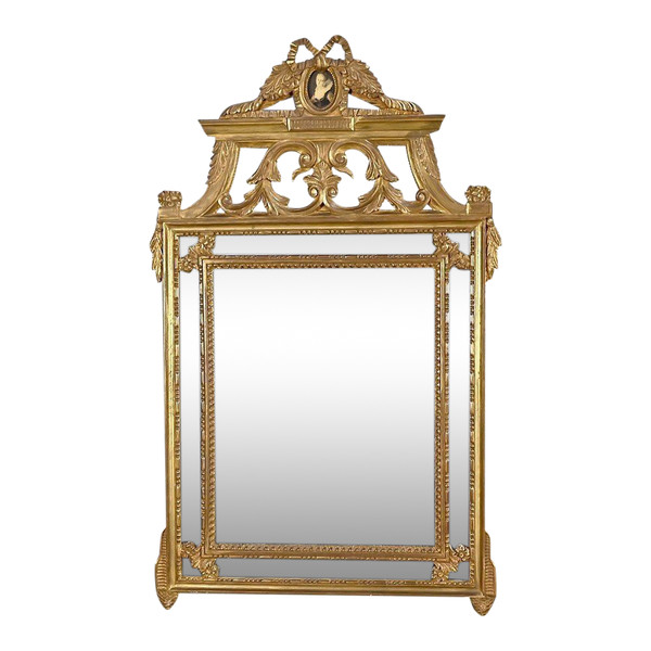 Miroir à Parcloses, Style Louis XVI – Fin XIXe