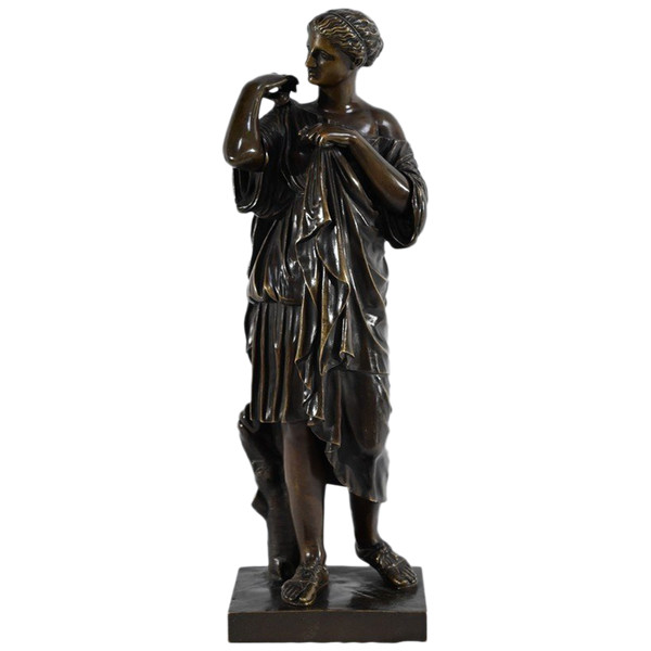 Bronze „Diane de Gabies“, nach Praxiteles – 19. Jahrhundert