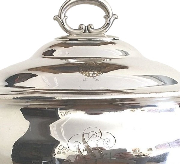 Large Soup Tureen In Silver-Plated Metal - Paquebot Transatlantique Le Brèmes