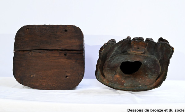 Bedeutende Büste von Bretonne in Bronze, signiert G.Demée – Ende des 19. Jahrhunderts