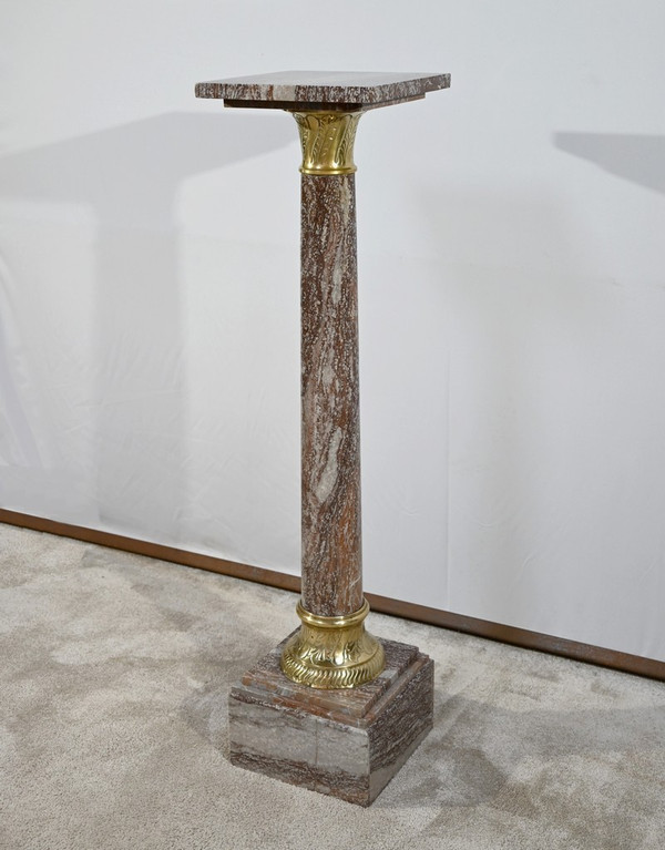 Marble Column - Late 19th Century