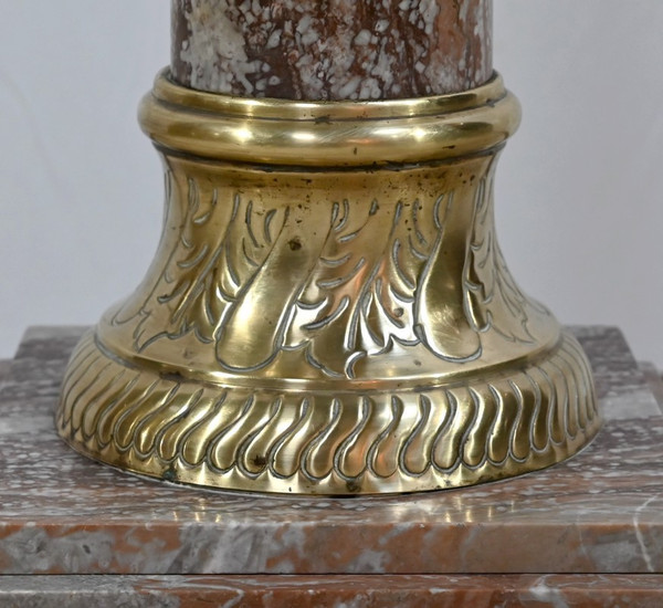 Marble Column - Late 19th Century