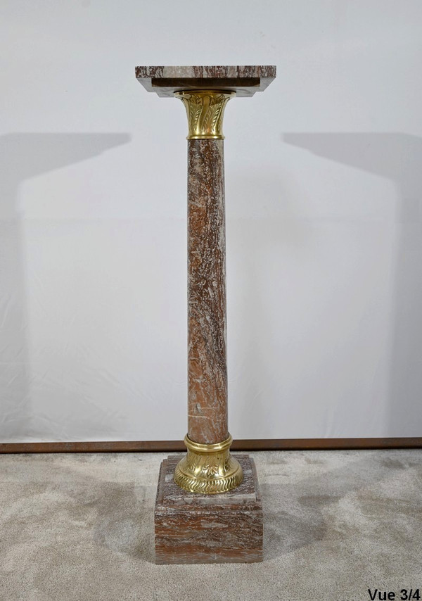 Marble Column - Late 19th Century
