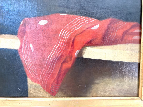 Öl auf Leinwand, L'Artisan signiert von Frans Dauge, 19.