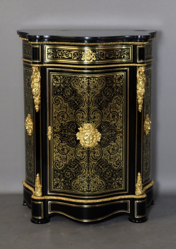 Buffet En Marqueterie Boulle époque Napoléon III XIXe siècle
