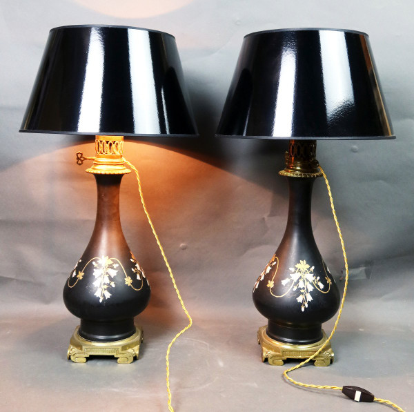 Coppia di lampade Napoleone III