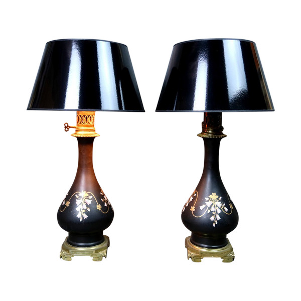 Pair of Napoleon III Lamps