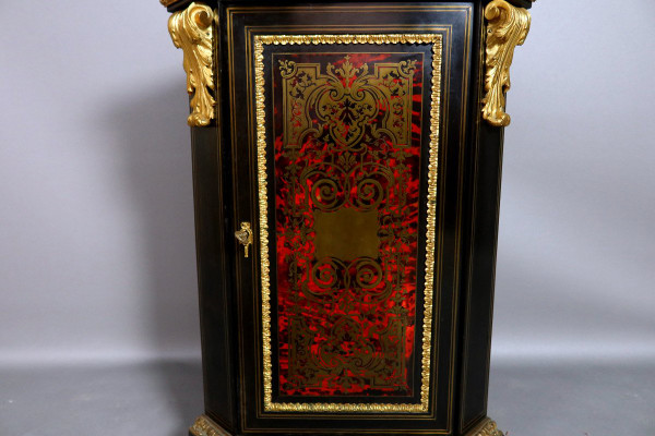 Encoignure d'époque Napoléon III En Marqueterie du XIX ème siècle