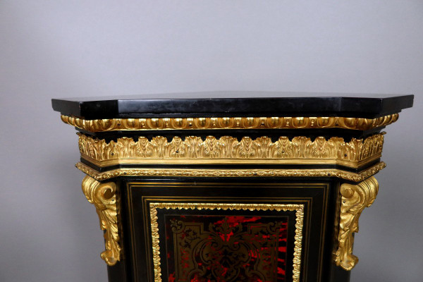 Encoignure d'époque Napoléon III En Marqueterie du XIX ème siècle