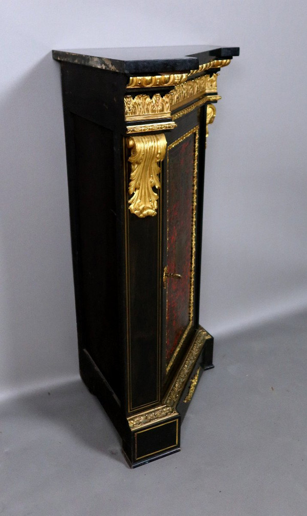 Encoignure d'époque Napoléon III En Marqueterie du XIX ème siècle