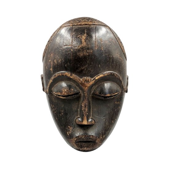 Baoulé MASK - Baoulé culture, Ivory Coast - First half of the 20th century - Wood