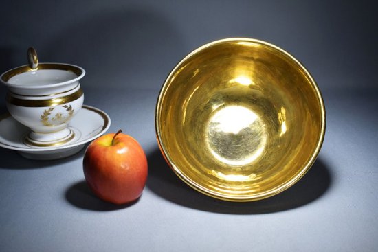 Porcelain Biscuit Cup And Vase A La Marquise De Sévigné