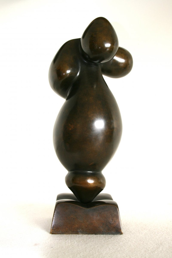 Scultura in bronzo, La Maternité, firmata Igor Balarin, XX secolo