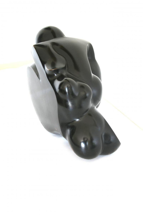 Bronze Moderniste, Daté 1999, Signé Jt Jackie Tengizman