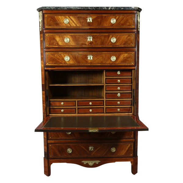 Secrétaire Semainier époque Louis XVI Estampillé