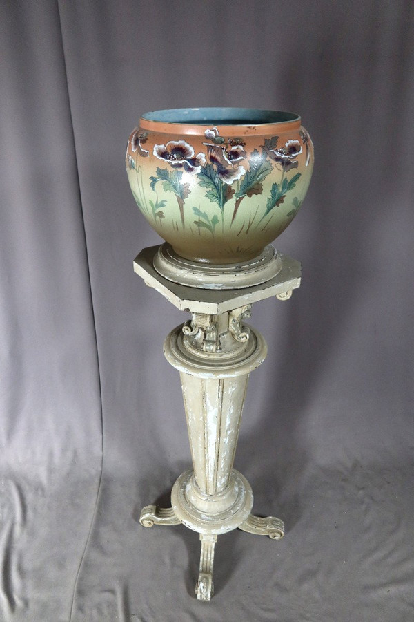 Large Art Nouveau Plant Pot