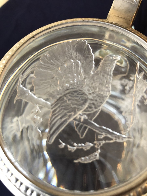 Bohemian Crystal Beer Mug.