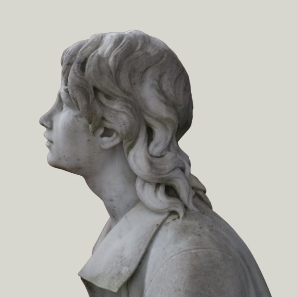 Grande Scultura in Marmo Firmata E.Mannini 1887