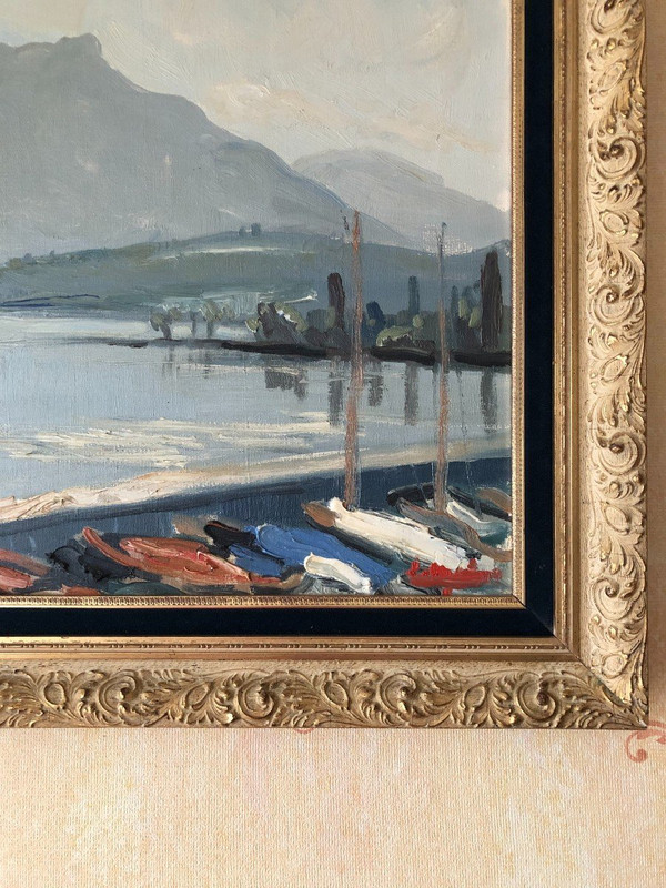 Oil On Canvas Signed Jo Maire