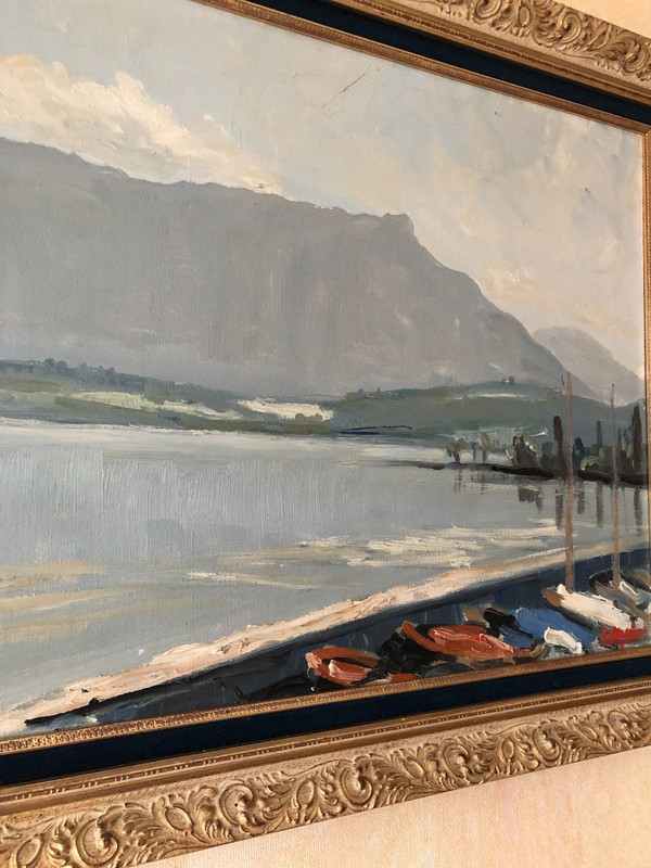 Oil On Canvas Signed Jo Maire