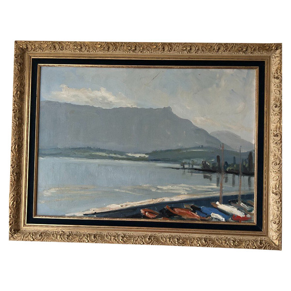 Oil On Canvas Signed Jo Maire