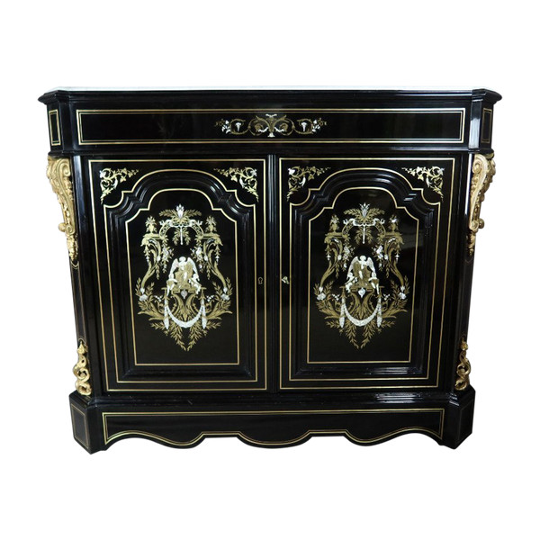 Buffet En ébéne d'époque Napoléon III
