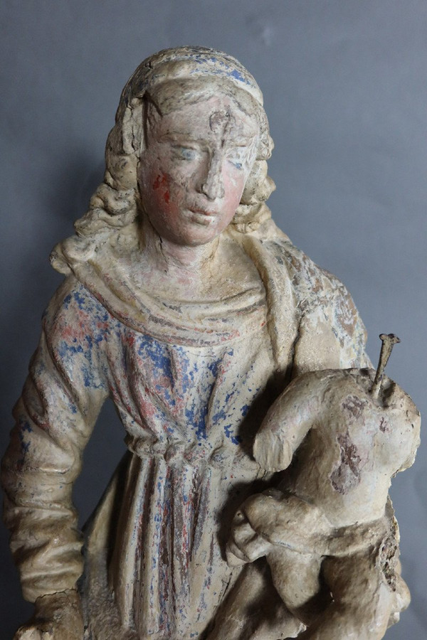 Skulptur „Madonna mit Kind“, Ende 17. Jahrhundert