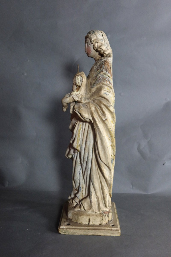 Skulptur „Madonna mit Kind“, Ende 17. Jahrhundert
