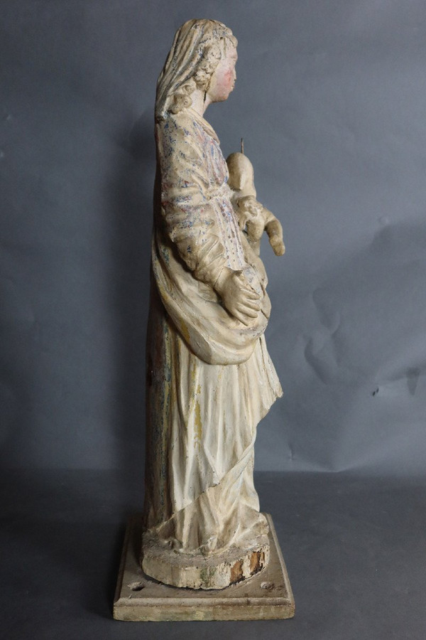 Skulptur „Madonna mit Kind“, Ende 17. Jahrhundert