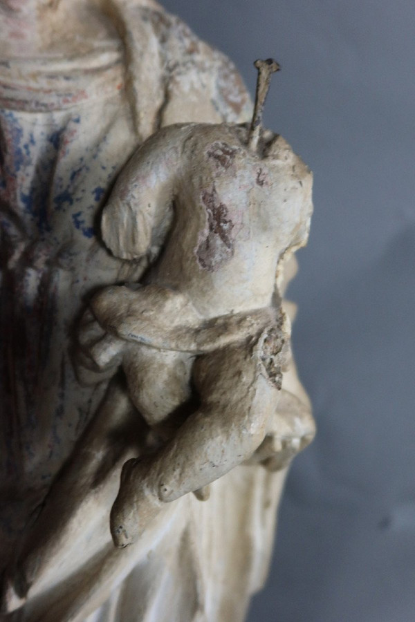 Skulptur „Madonna mit Kind“, Ende 17. Jahrhundert