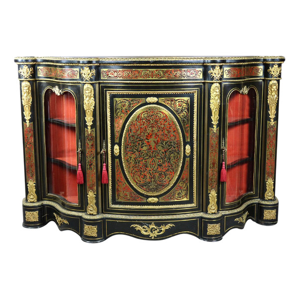 Großes Buffet mit Boulle-Intarsien aus der Zeit Napoleons III