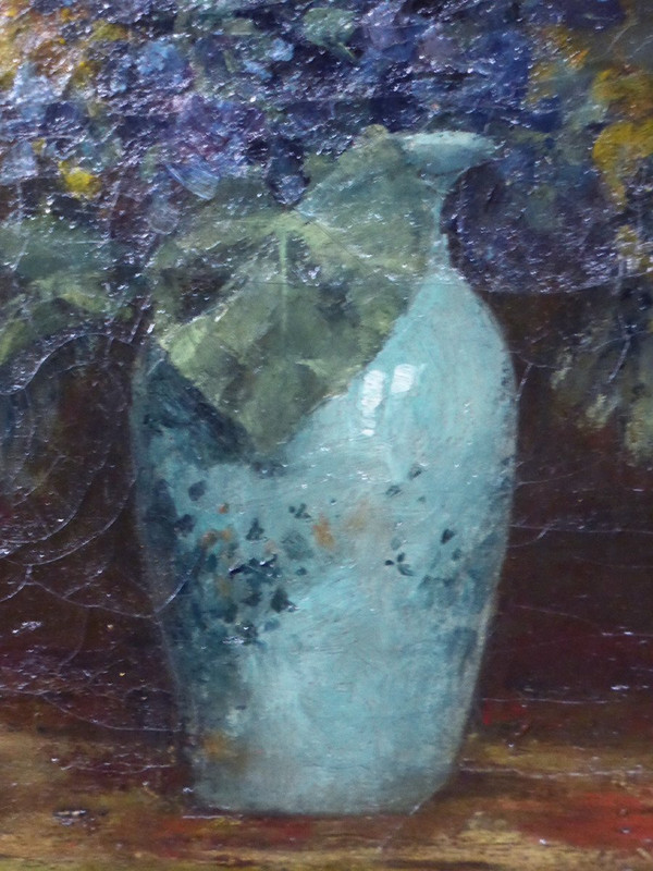 Tableau Les Mimosas XIXe siècle