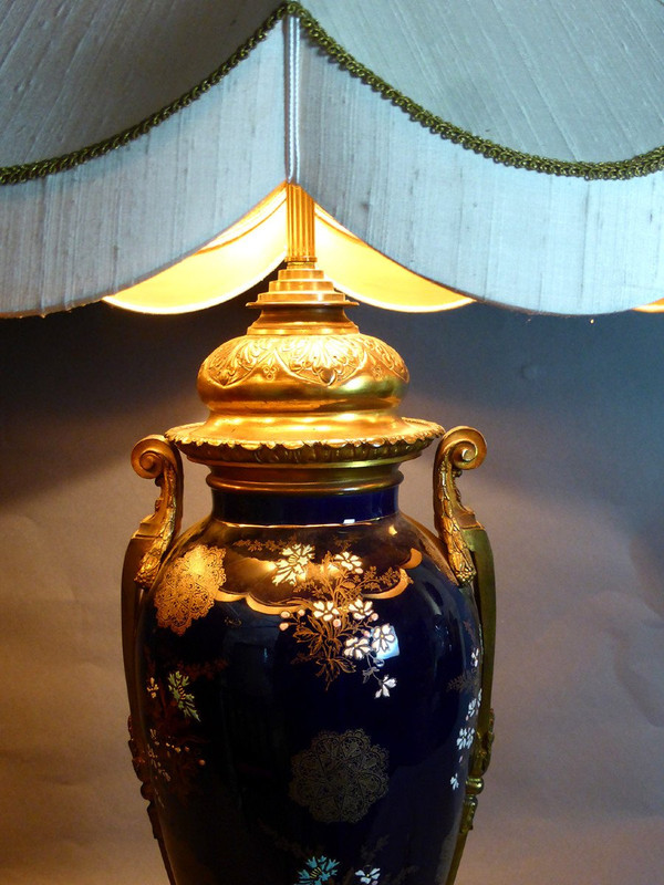 Paire De Lampes XIXe siècle montures en bronze doré