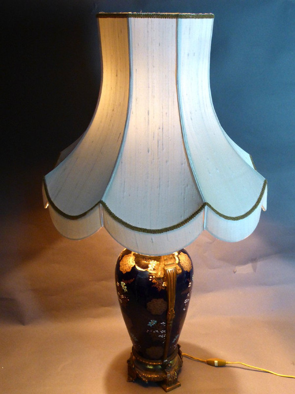 Paire De Lampes XIXe siècle montures en bronze doré