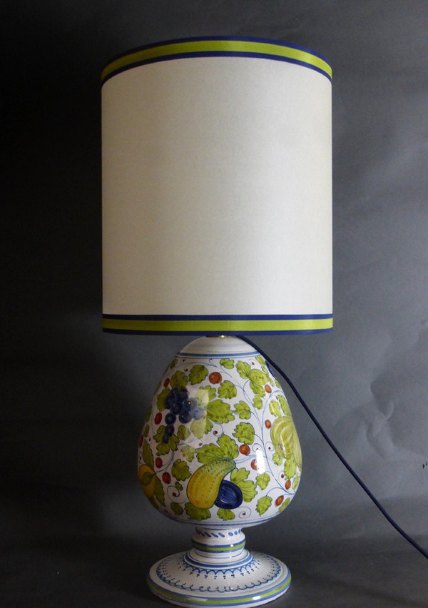 20th century earthenware lamp
