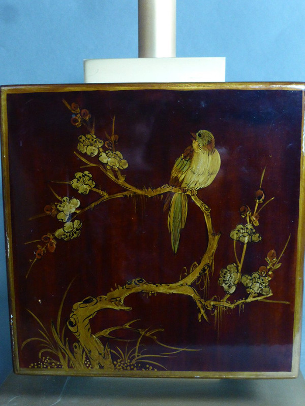 Lampe à Poser En Laque Années 70