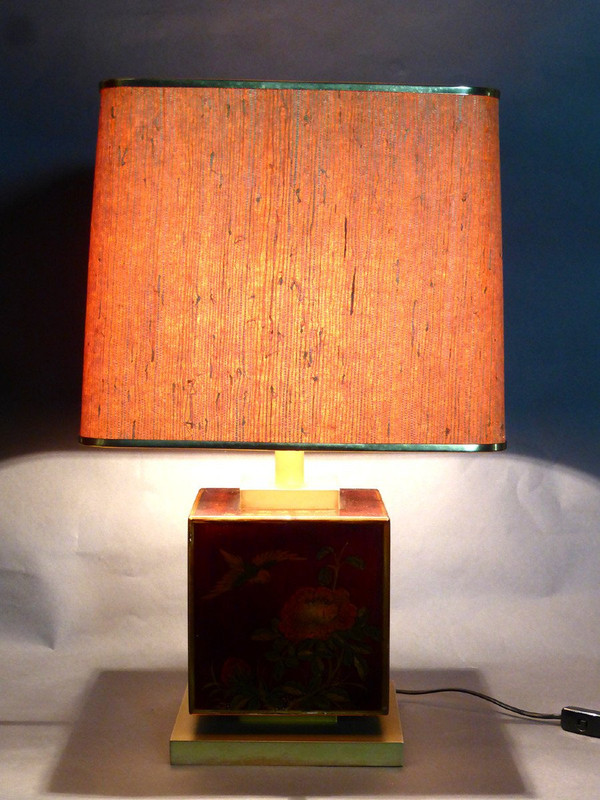 Lampe à Poser En Laque Années 70