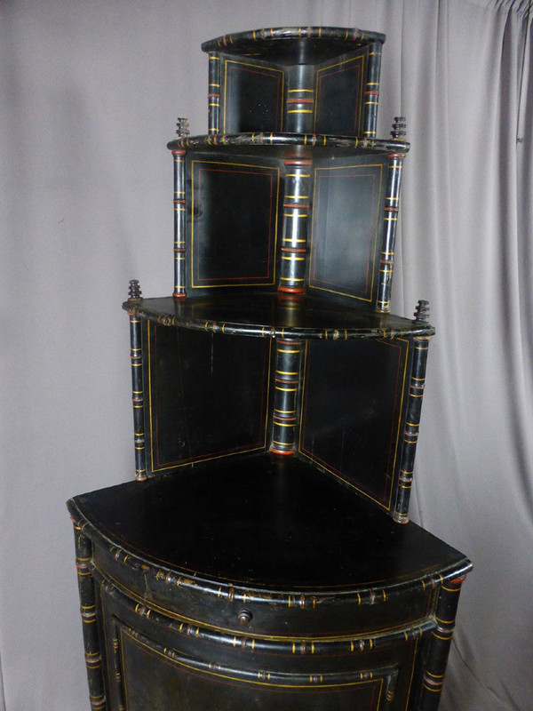 Encoignure XIXe Style Bambou
