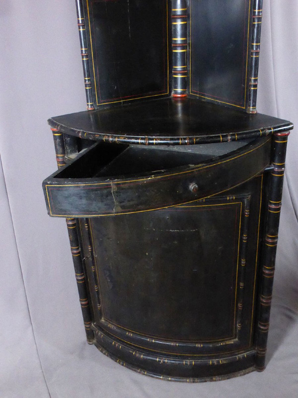Encoignure XIXe Style Bambou