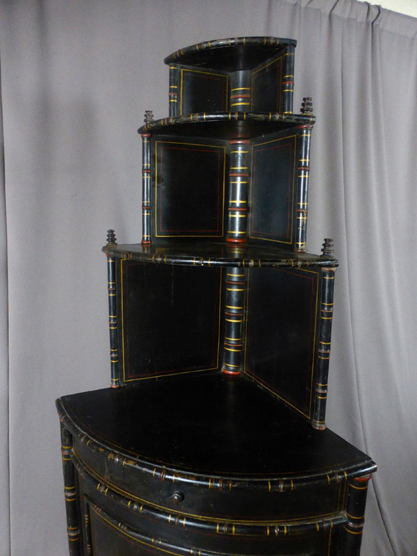 Encoignure XIXe Style Bambou