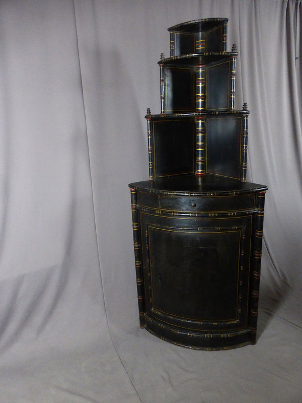 Encoignure XIXe Style Bambou