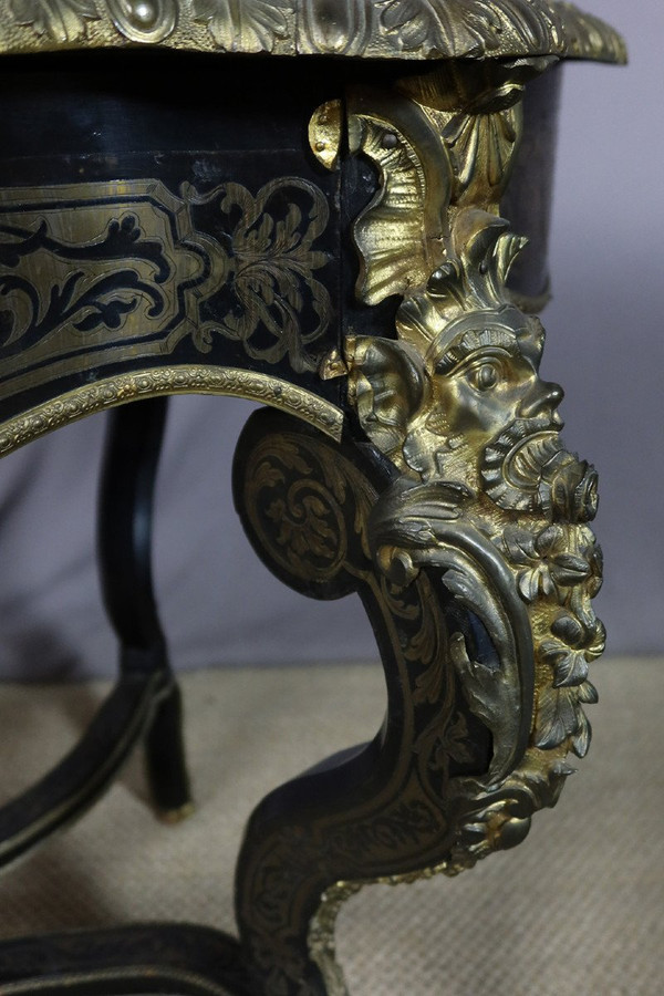 Table De Milieu Boulle XIXe siècle