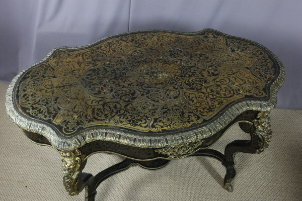 Table De Milieu Boulle XIXe siècle