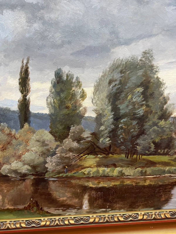 Tableau Huile sur toile Le Bas Meudon